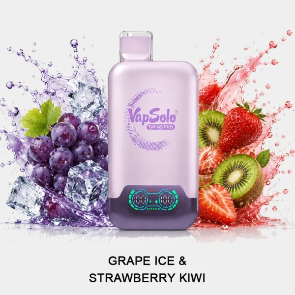 Vapesolo Twins Pro 50K-Grape Ice & Strawberry Kiwi