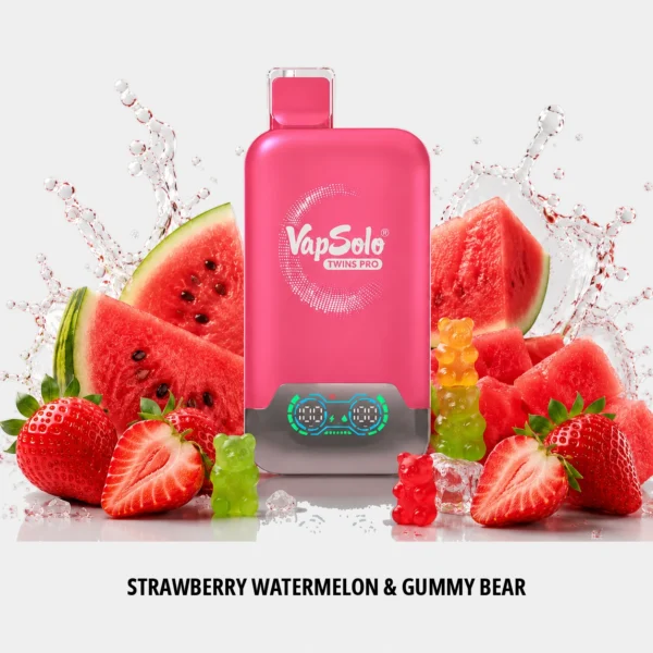 Vapesolo Twins Pro 50K-Strawberry Watermelon & Gummy Bear