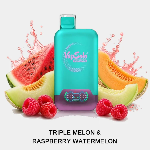 Vapesolo Twins Pro 50K-Triple Melon & Raspberry Watermelon