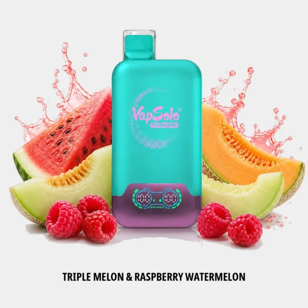 Vapesolo Twins Pro 50K-Triple Melon & Raspberry Watermelon
