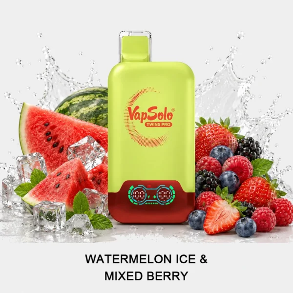 Vapesolo Twins Pro 50K-Watermelon Ice & Mixed Berry