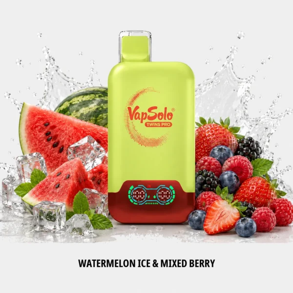 Vapesolo Twins Pro 50K-Watermelon Ice & Mixed Berry
